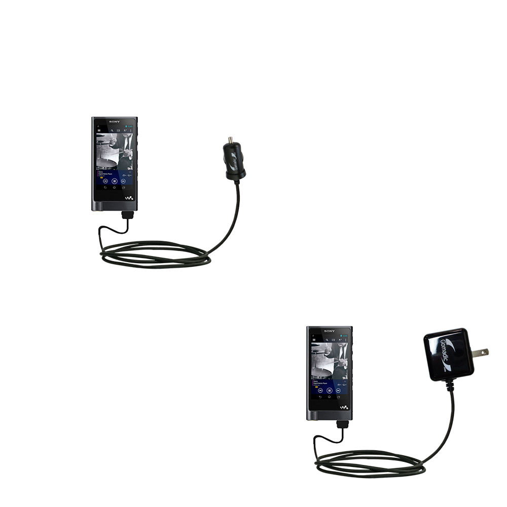 Car & Home Charger Kit compatible with the Sony NW-ZX2 / ZX2