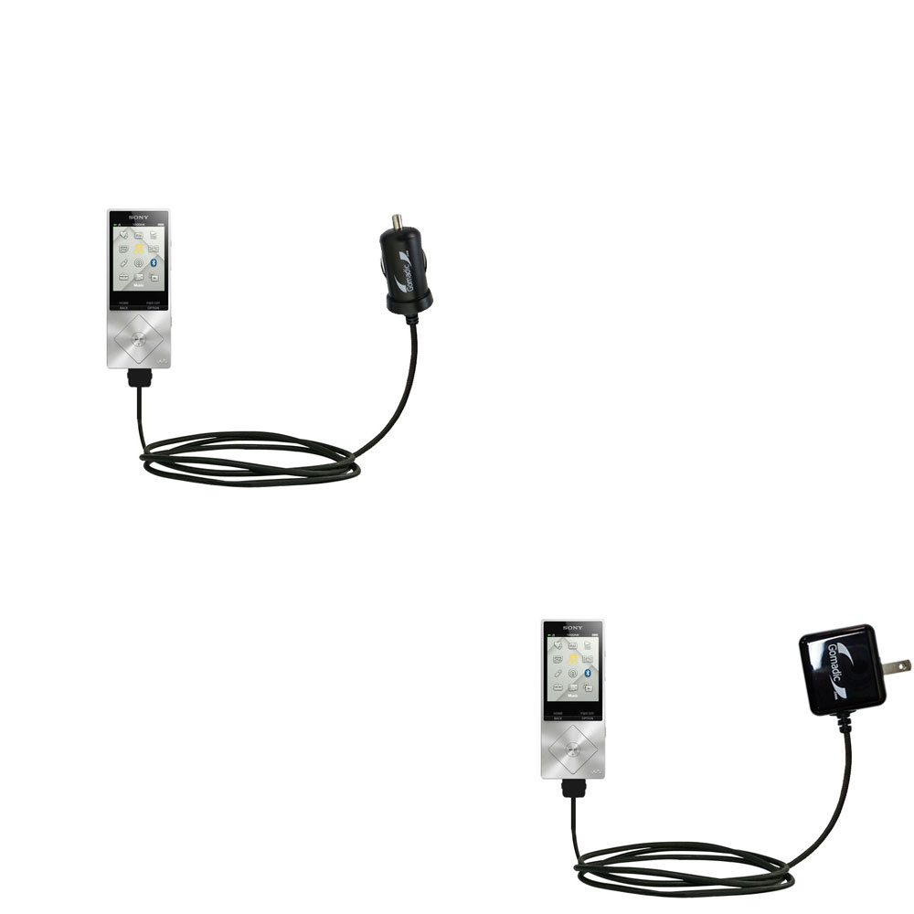 Car & Home Charger Kit compatible with the Sony NWZ-A17