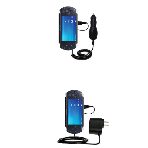 Car & Home Charger Kit compatible with the Sony PSP