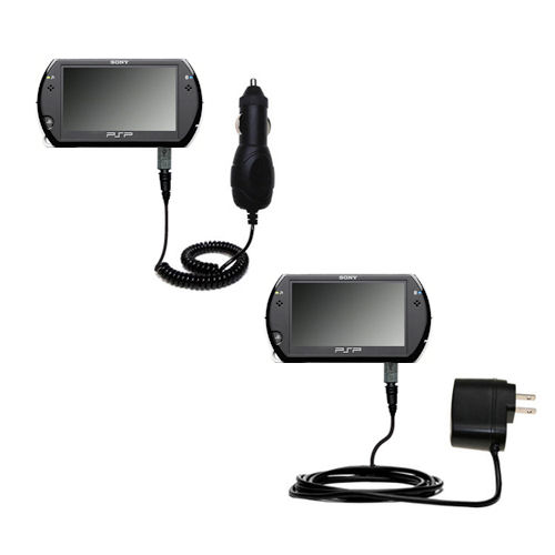 Car & Home Charger Kit compatible with the Sony PSP GO