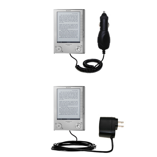Car & Home Charger Kit compatible with the Sony Reader PRS-505