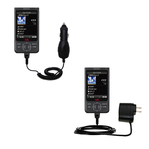 Car & Home Charger Kit compatible with the Sony Walkman NW-A918