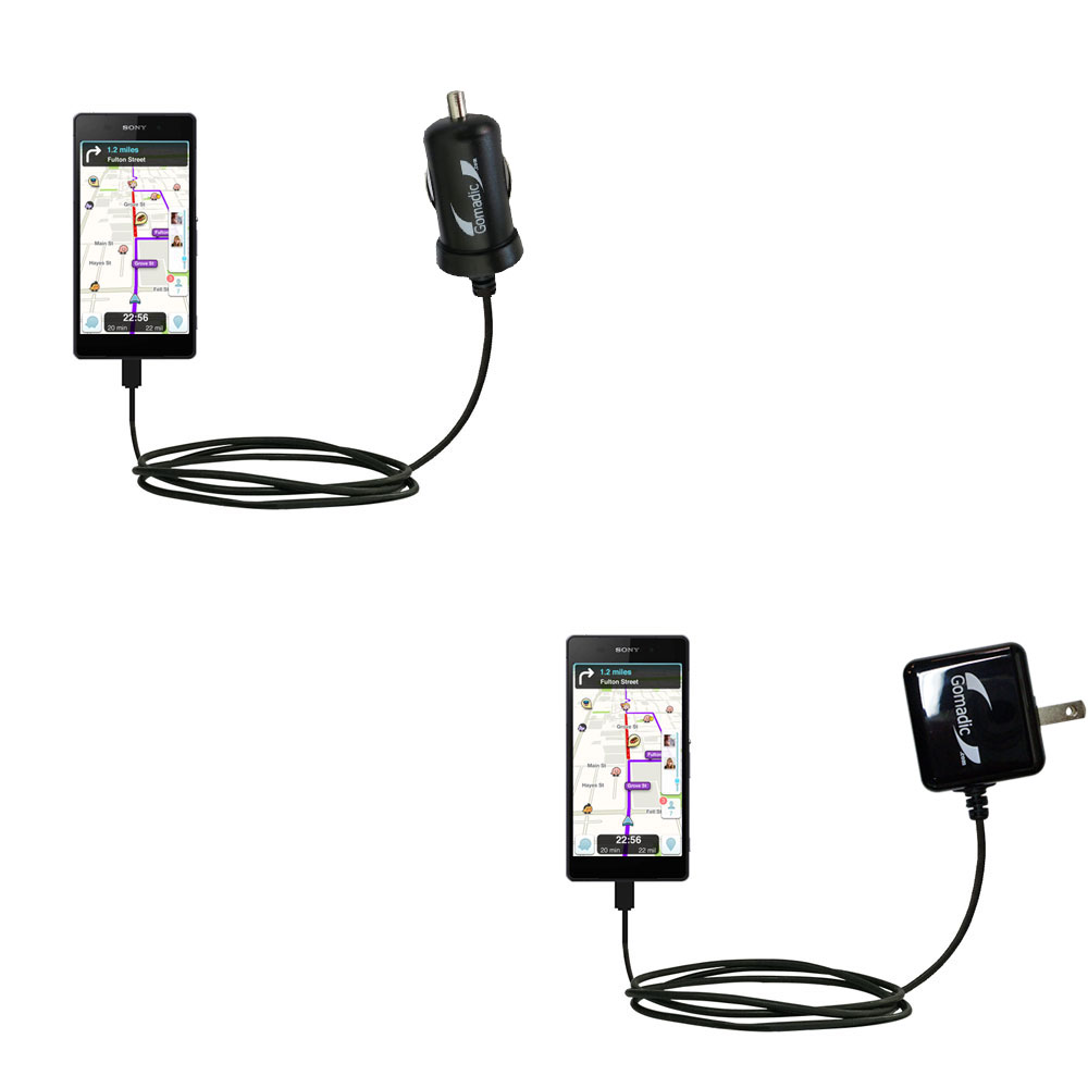 Car & Home Charger Kit compatible with the Sony Xperia E4