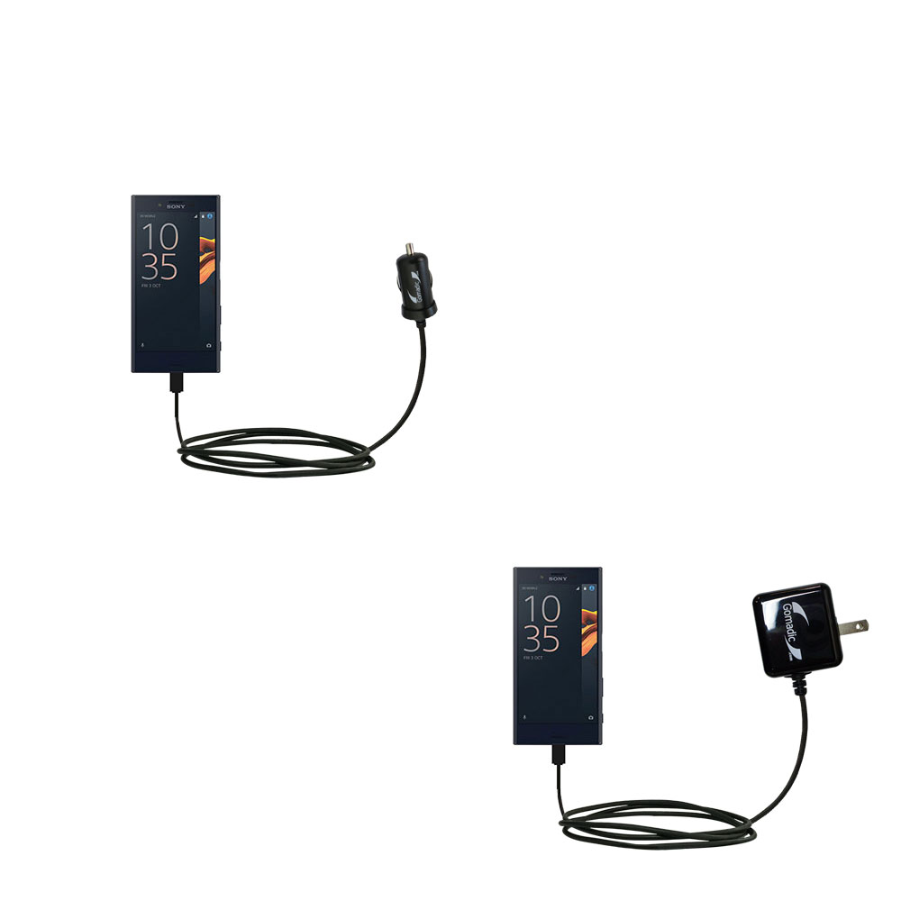 Car & Home Charger Kit compatible with the Sony Xperia X Compact