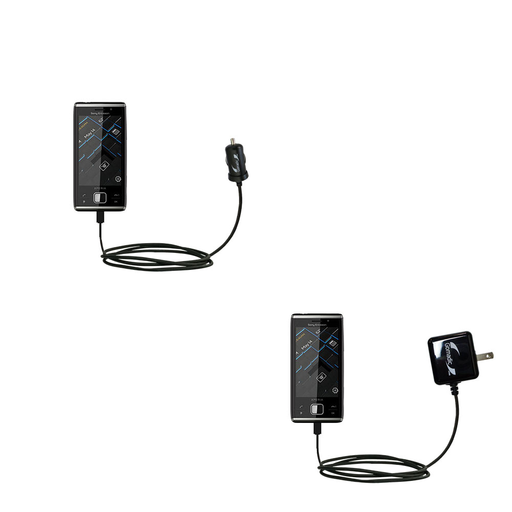 Car & Home Charger Kit compatible with the Sony Xperia X2