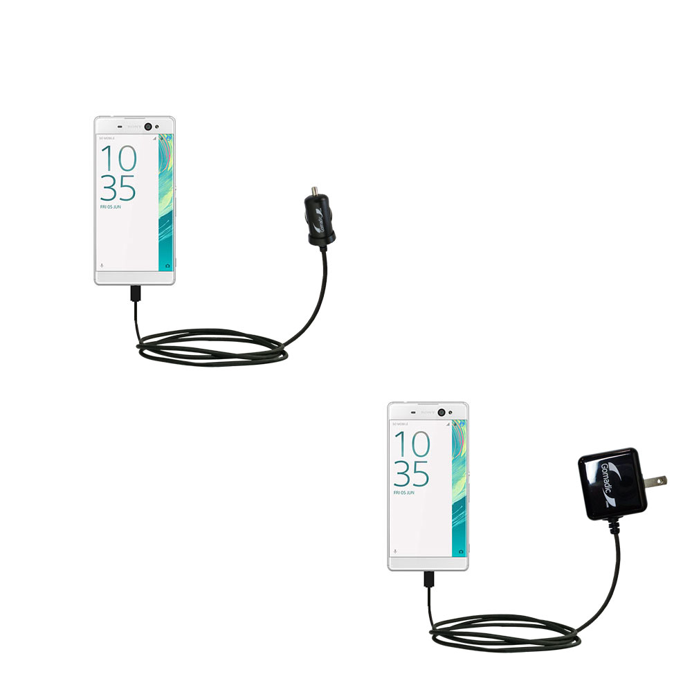 Car & Home Charger Kit compatible with the Sony Xperia XA Ultra