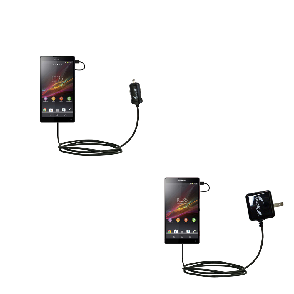 Car & Home Charger Kit compatible with the Sony Xperia Z