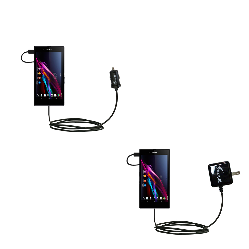 Car & Home Charger Kit compatible with the Sony Xperia Z Ultra