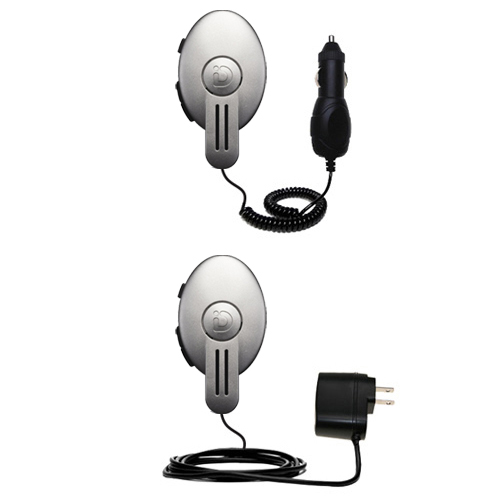 Car & Home Charger Kit compatible with the Sound IM SM-100 EarModule