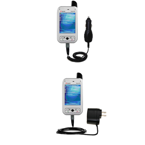 Car & Home Charger Kit compatible with the Sprint PPC-6700