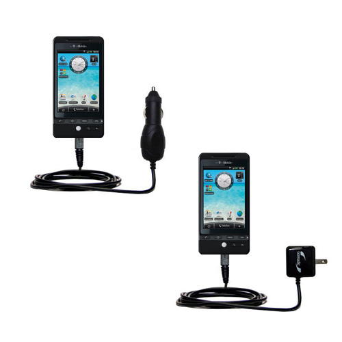 Car & Home Charger Kit compatible with the T-Mobile G2