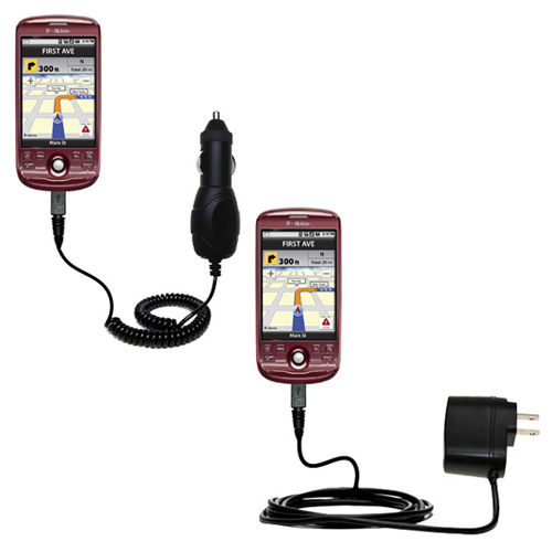 Car & Home Charger Kit compatible with the T-Mobile myTouch