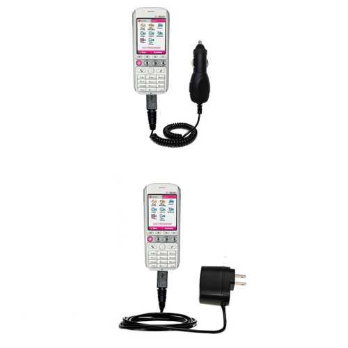 Includes both AC Wall and DC Car Charging Options with TipExchange Gomadic Car and Wall Charger Essential Kit for the T-Mobile Tap 