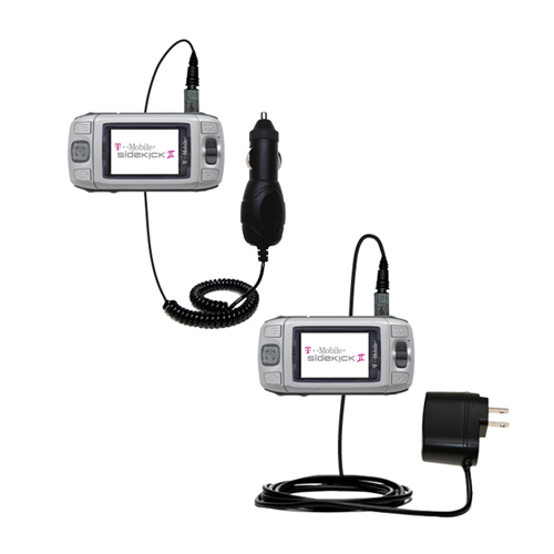 Car & Home Charger Kit compatible with the T-Mobile Sidekick 3