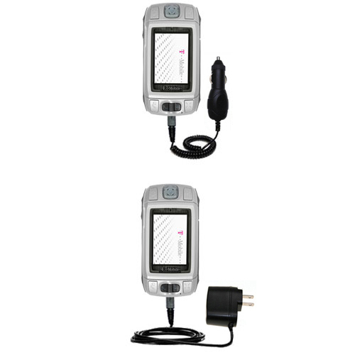 Car & Home Charger Kit compatible with the T-Mobile Sidekick