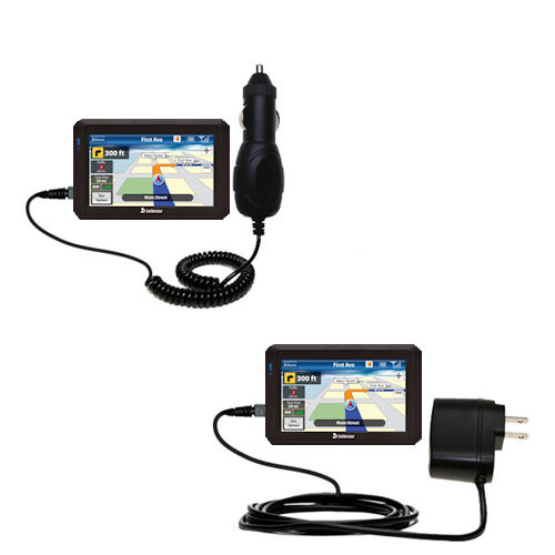 Car & Home Charger Kit compatible with the TeleNav Shotgun