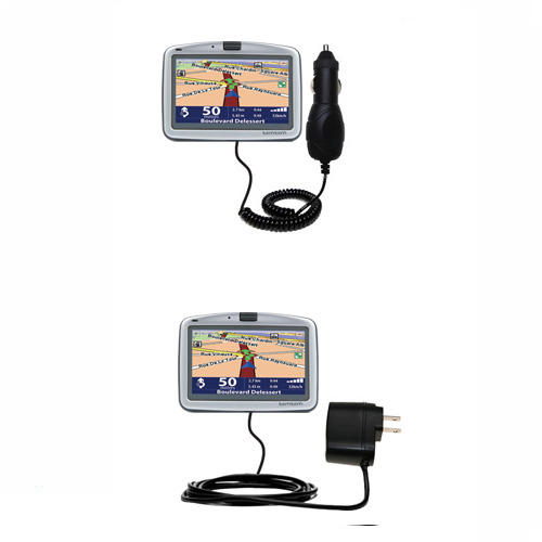 Car & Home Charger Kit compatible with the TomTom Go 510