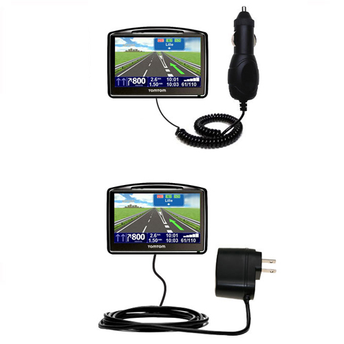 Car & Home Charger Kit compatible with the TomTom Go 530