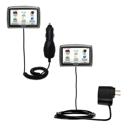 Car & Home Charger Kit compatible with the TomTom GO 540