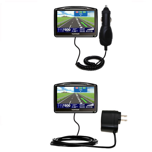 Car & Home Charger Kit compatible with the TomTom GO 730