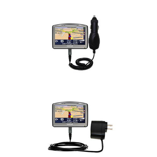 Car & Home Charger Kit compatible with the TomTom Go 920 920T
