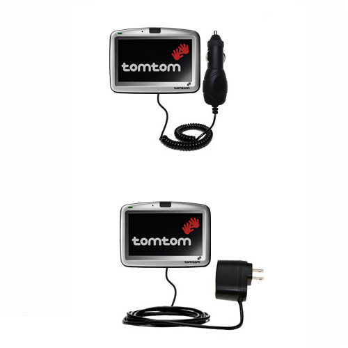 Car & Home Charger Kit compatible with the TomTom Go