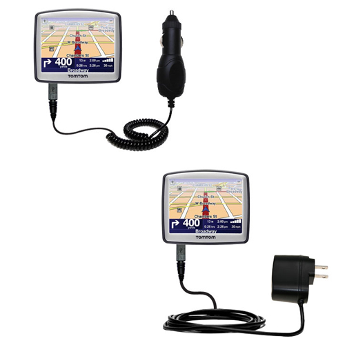 Car & Home Charger Kit compatible with the TomTom ONE Europe 22