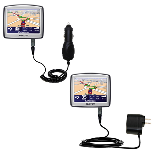Car & Home Charger Kit compatible with the TomTom ONE V4