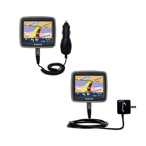 Car & Home Charger Kit compatible with the TomTom Start Europe