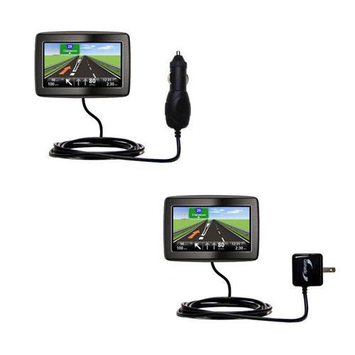 Car & Home Charger Kit compatible with the TomTom VIA 1405