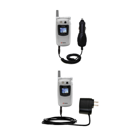 Car & Home Charger Kit compatible with the Toshiba CDM 9950SP