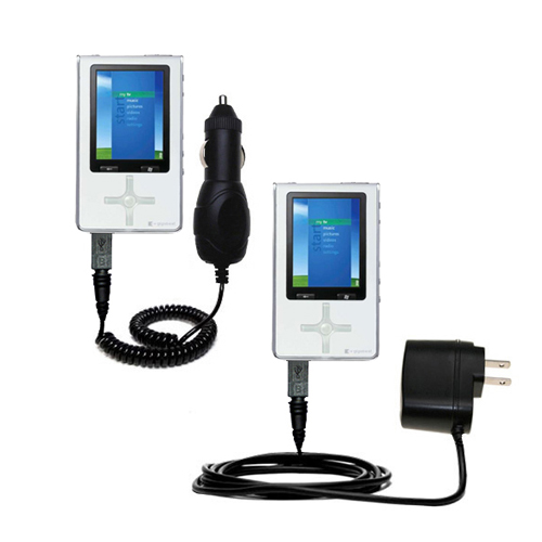 Car & Home Charger Kit compatible with the Toshiba Gigabeat MET400