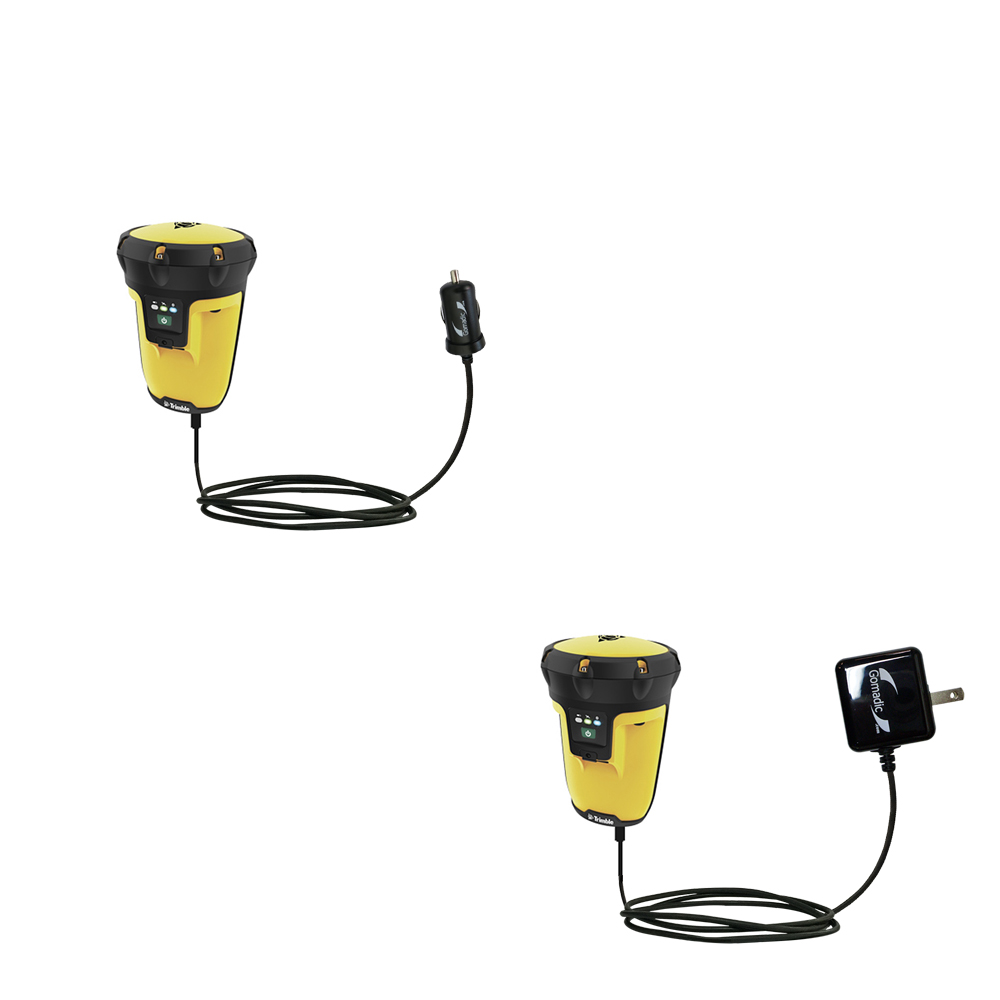 Car & Home Charger Kit compatible with the Trimble Pro 6H 6T