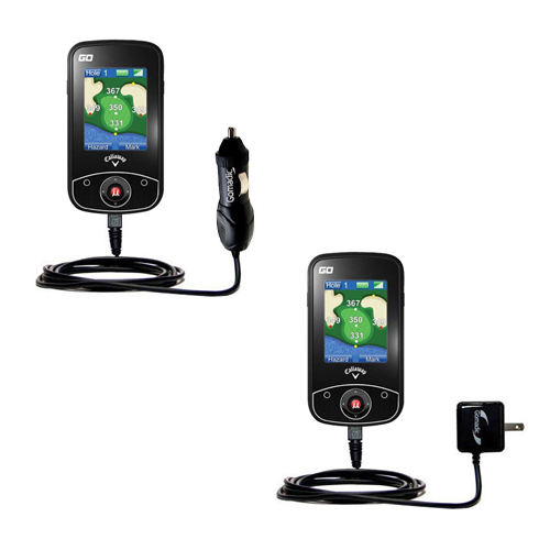Car & Home Charger Kit compatible with the uPro uPro GO Golf GPS