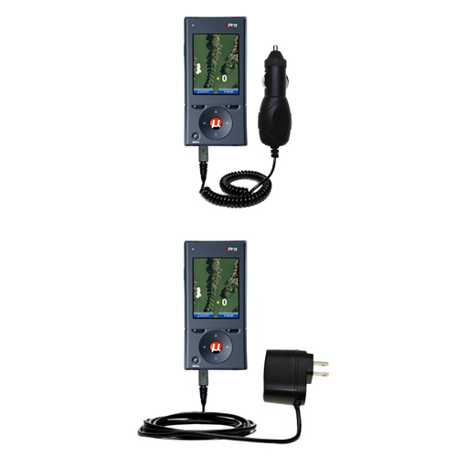 Car & Home Charger Kit compatible with the uPro uPro Golf GPS