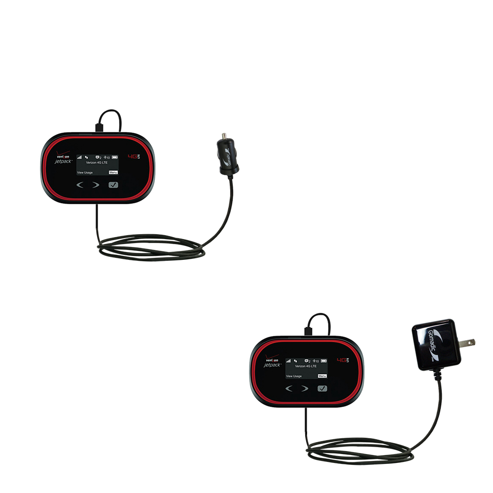 Car & Home Charger Kit compatible with the Verizon Jetpack 4GLTE