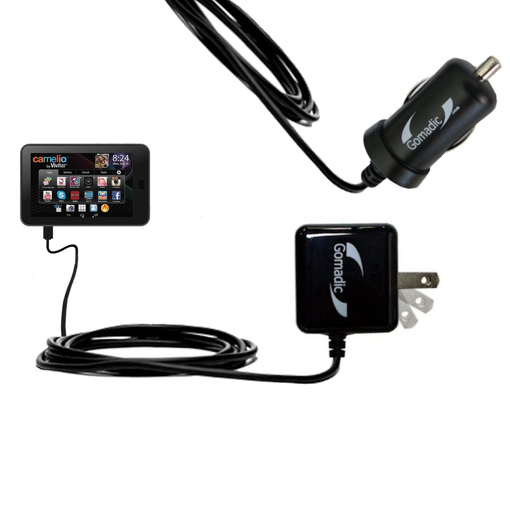 Car & Home Charger Kit compatible with the Vivitar Camelio