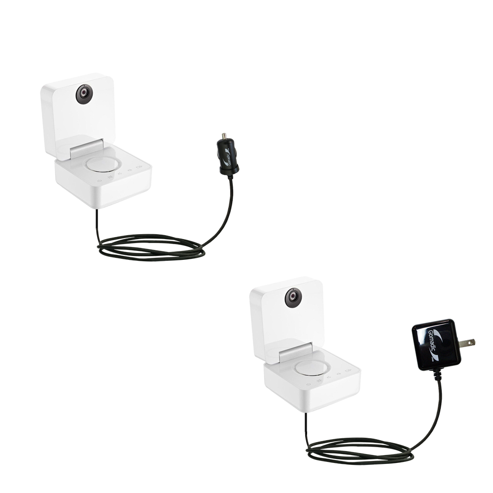 Car & Home Charger Kit compatible with the Withings Smart Baby Monitor
