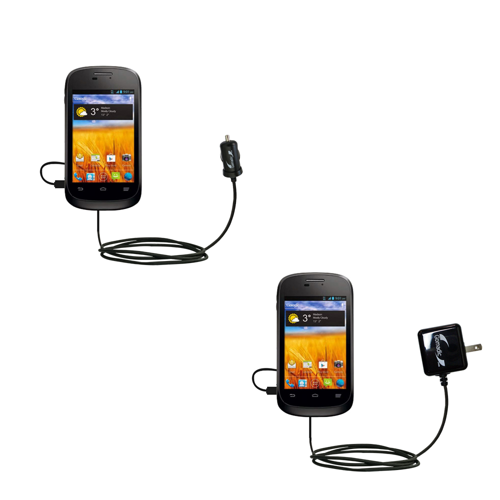 Car & Home Charger Kit compatible with the ZTE Director