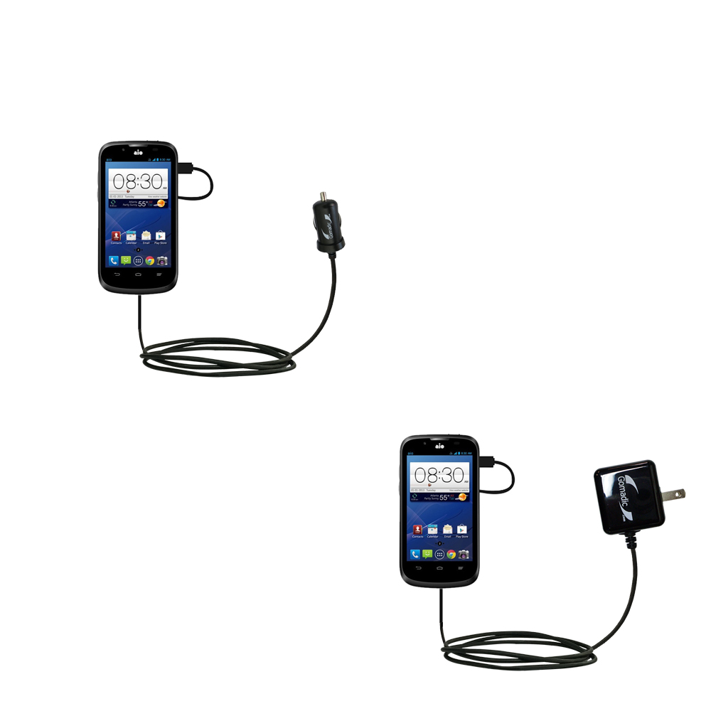 Car & Home Charger Kit compatible with the ZTE Overture