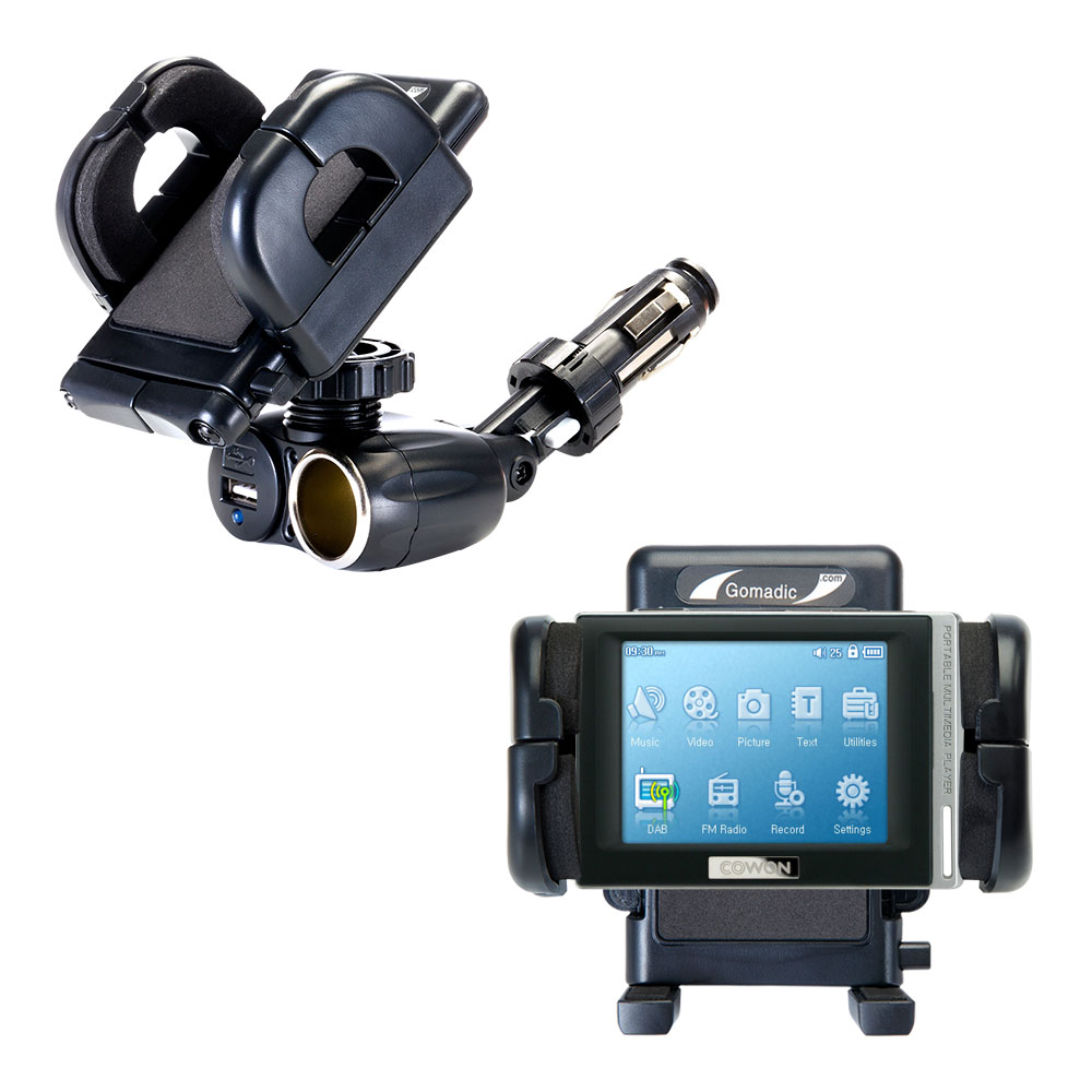 Cigarette Lighter Car Auto Holder Mount compatible with the Cowon iAudio D2