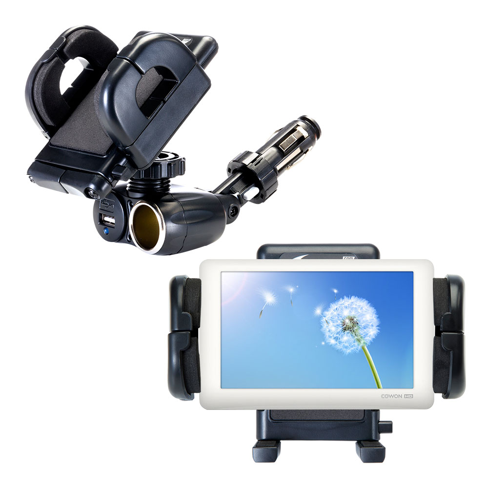 Cigarette Lighter Car Auto Holder Mount compatible with the Cowon V5
