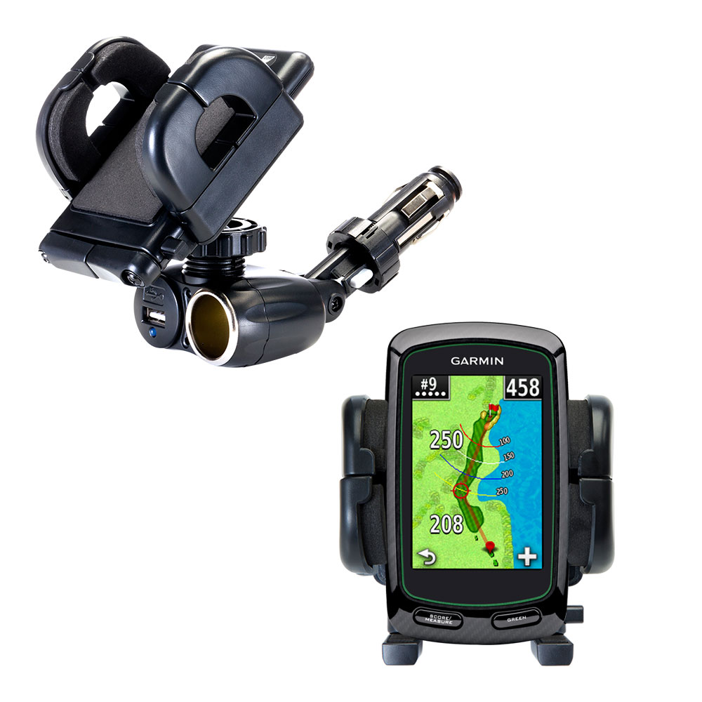 Cigarette Lighter Car Auto Holder Mount compatible with the Garmin Approach G3 G5 G6