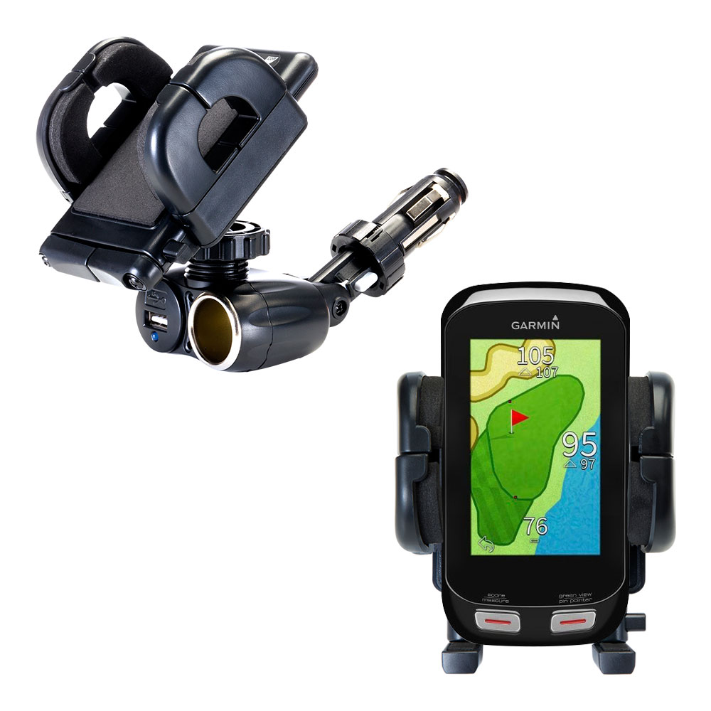 Cigarette Lighter Car Auto Holder Mount compatible with the Garmin Approach G8
