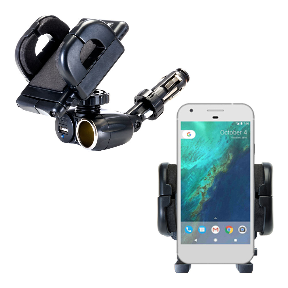 Cigarette Lighter Car Auto Holder Mount compatible with the Google Pixel