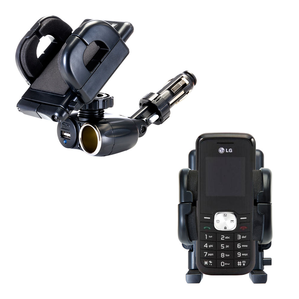 Cigarette Lighter Car Auto Holder Mount compatible with the LG GS106