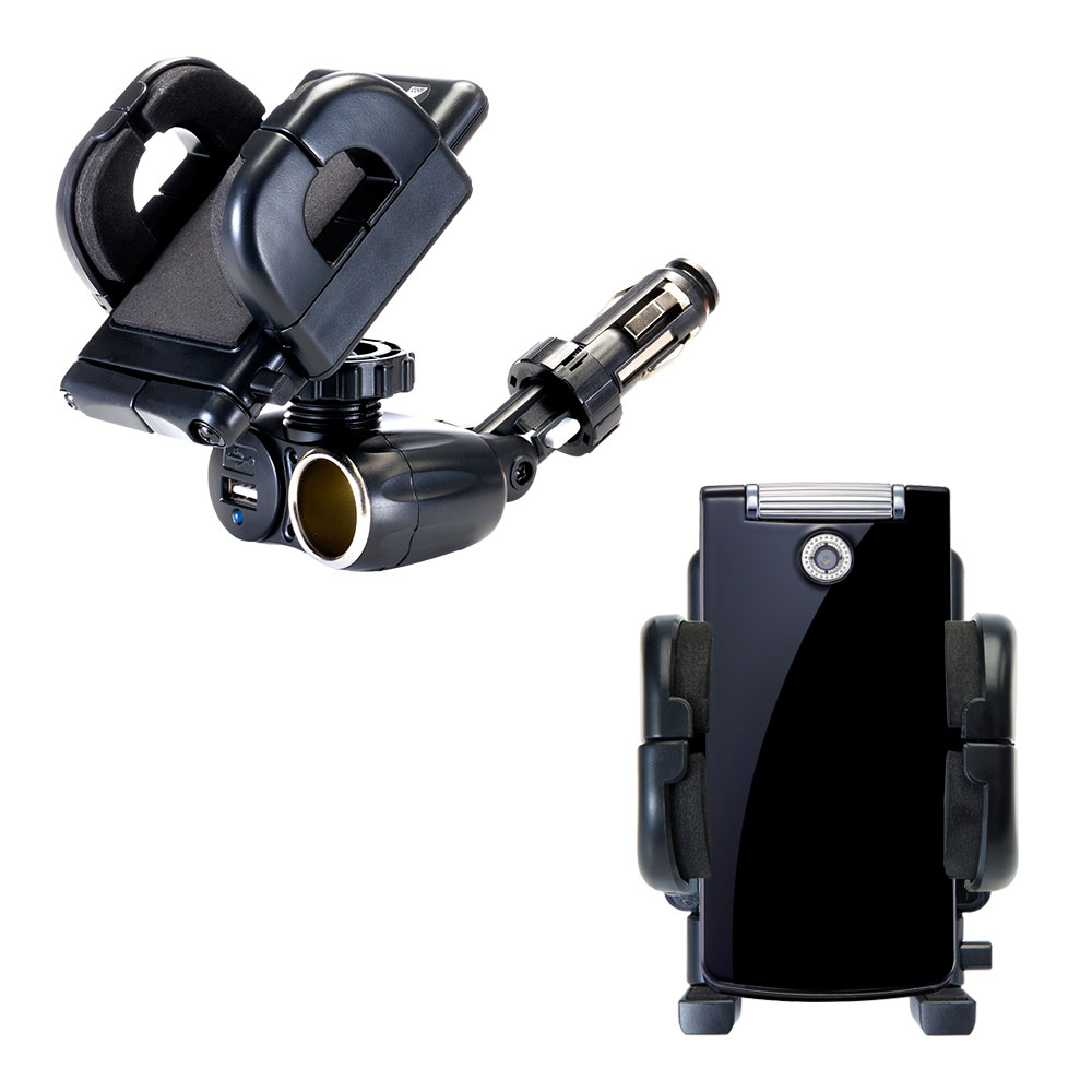Cigarette Lighter Car Auto Holder Mount compatible with the LG KF305