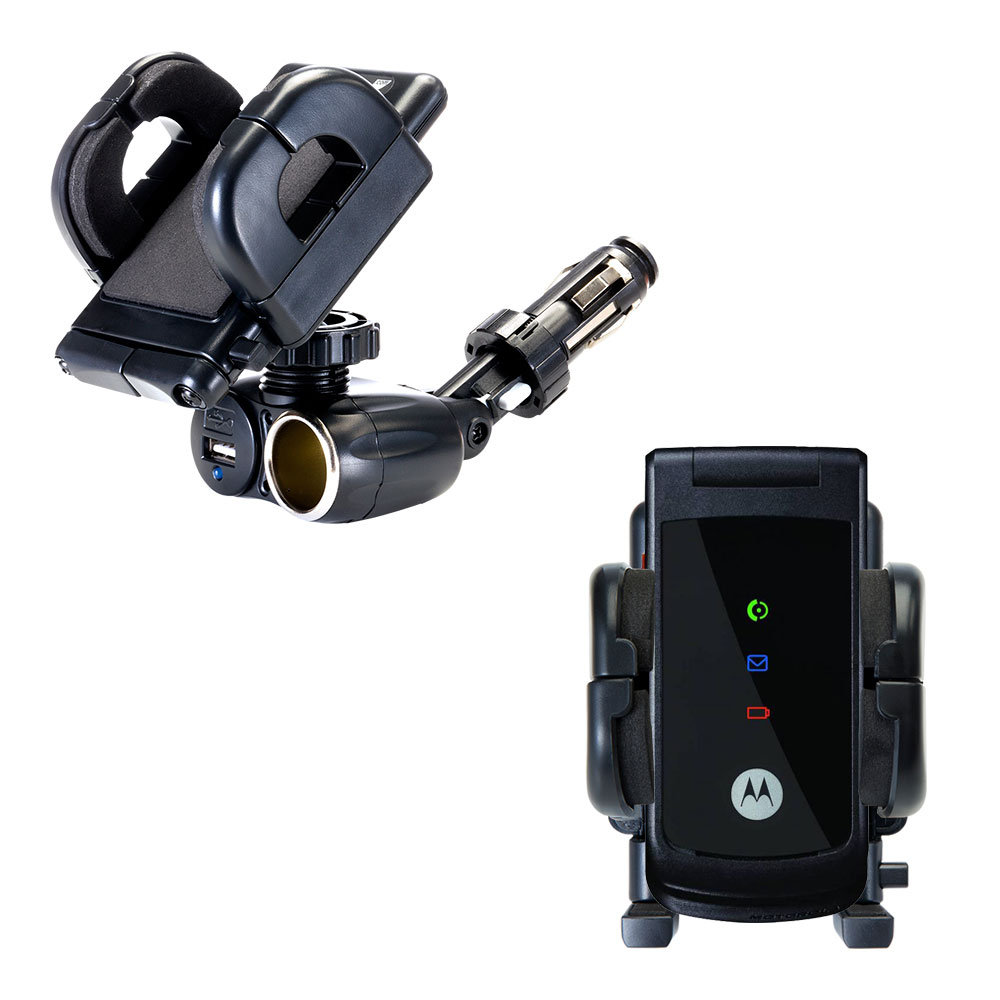 Cigarette Lighter Car Auto Holder Mount compatible with the Motorola W270