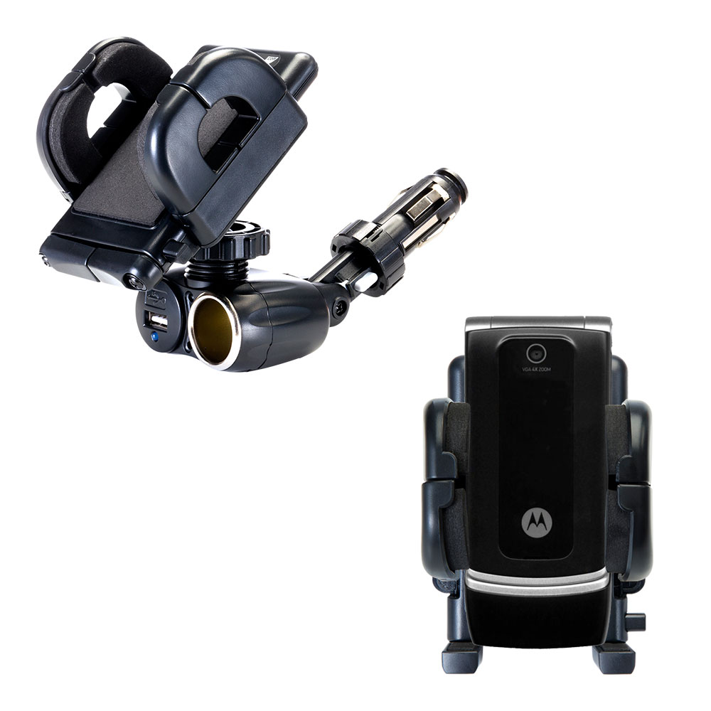 Cigarette Lighter Car Auto Holder Mount compatible with the Motorola W377