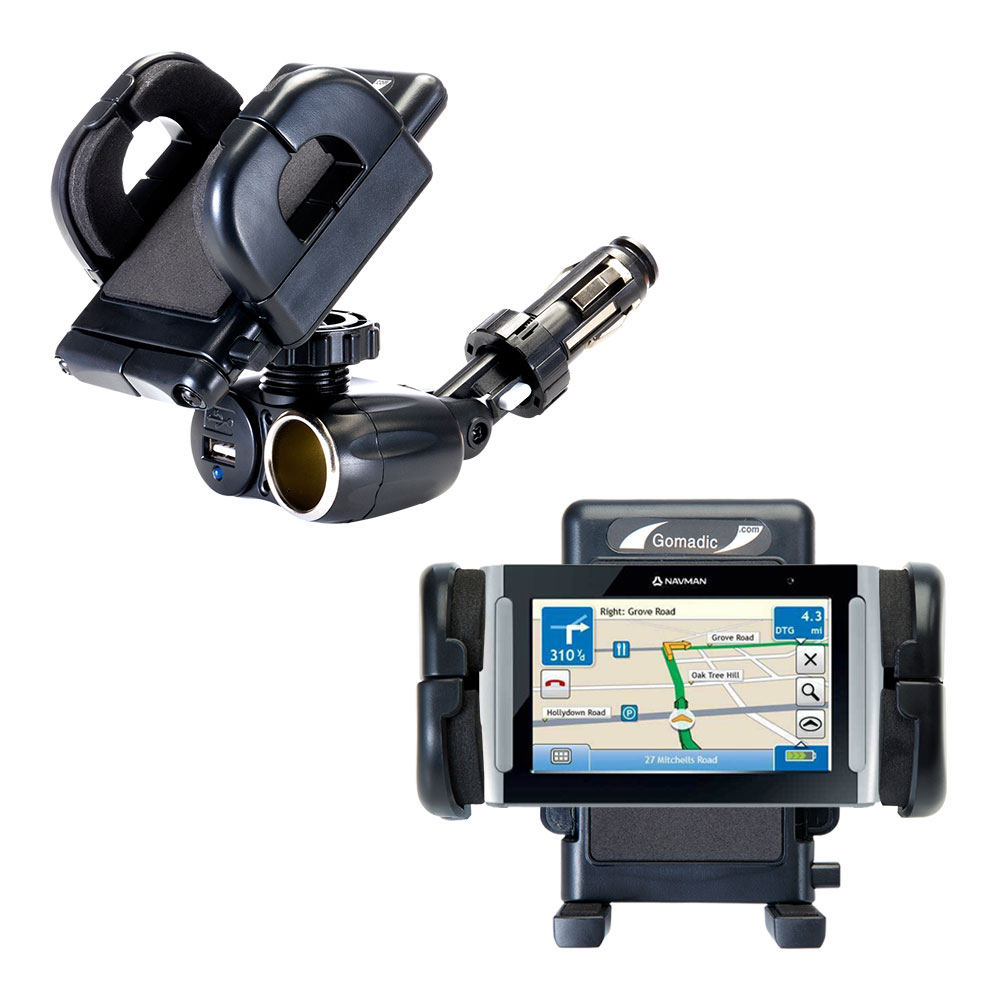 Cigarette Lighter Car Auto Holder Mount compatible with the Navman s90i